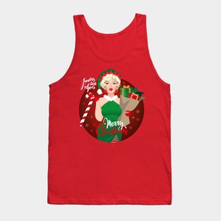 Santa's little helper Tank Top